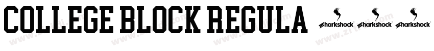College Block Regula字体转换